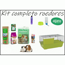 Kit completo cobayas,conejos  y  otros roedores 